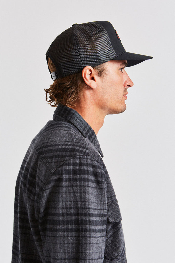 Brixton Truckin' High Profile Mesh Cap - Bel Air Black