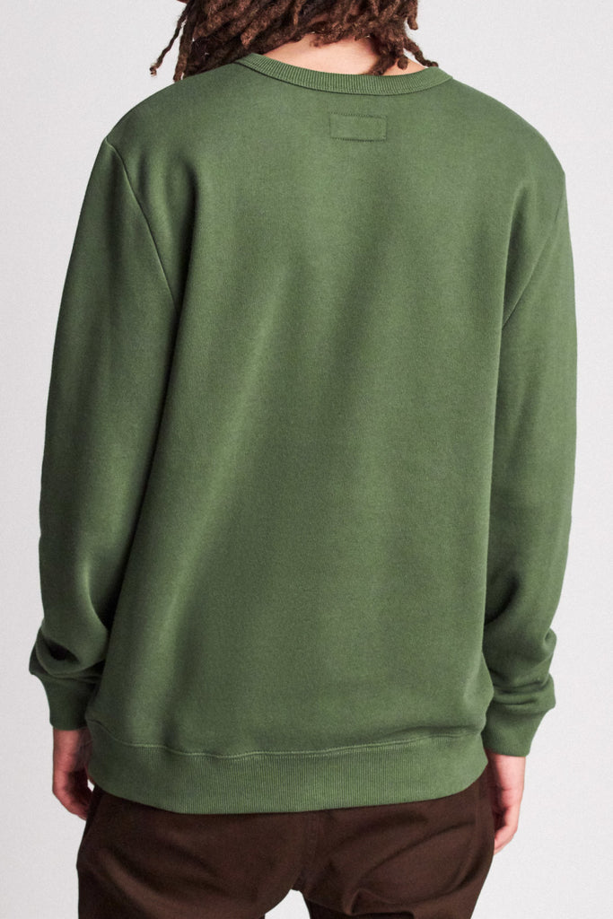 Brixton B-Shield Crew Fleece - Leaf