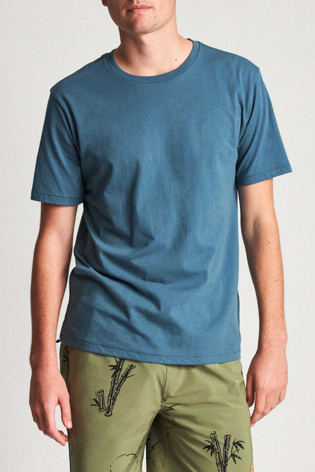 Basic S/S Premium Tee - Orion Blue