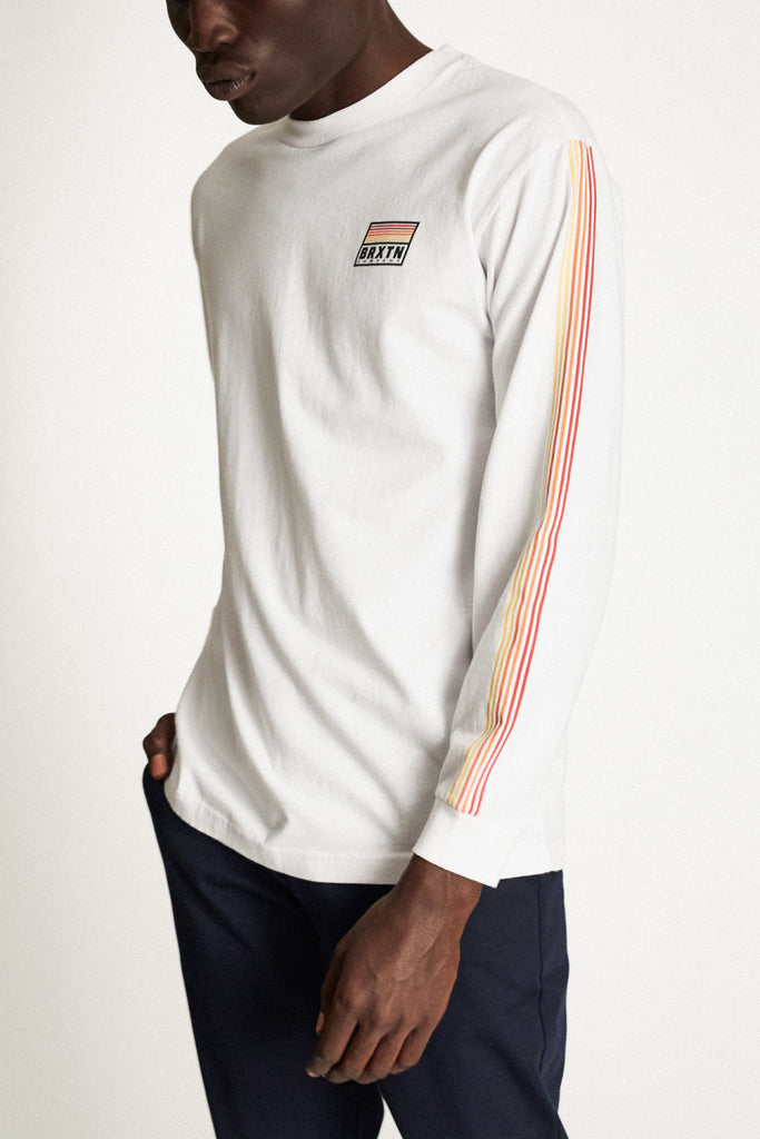 Brixton Banyan II L/S Standard Tee - White