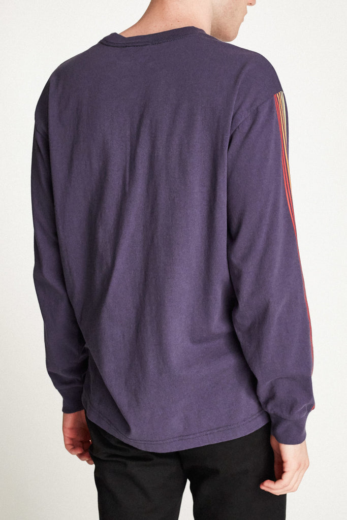 Brixton Banyan II L/S Standard Tee - Washed Navy