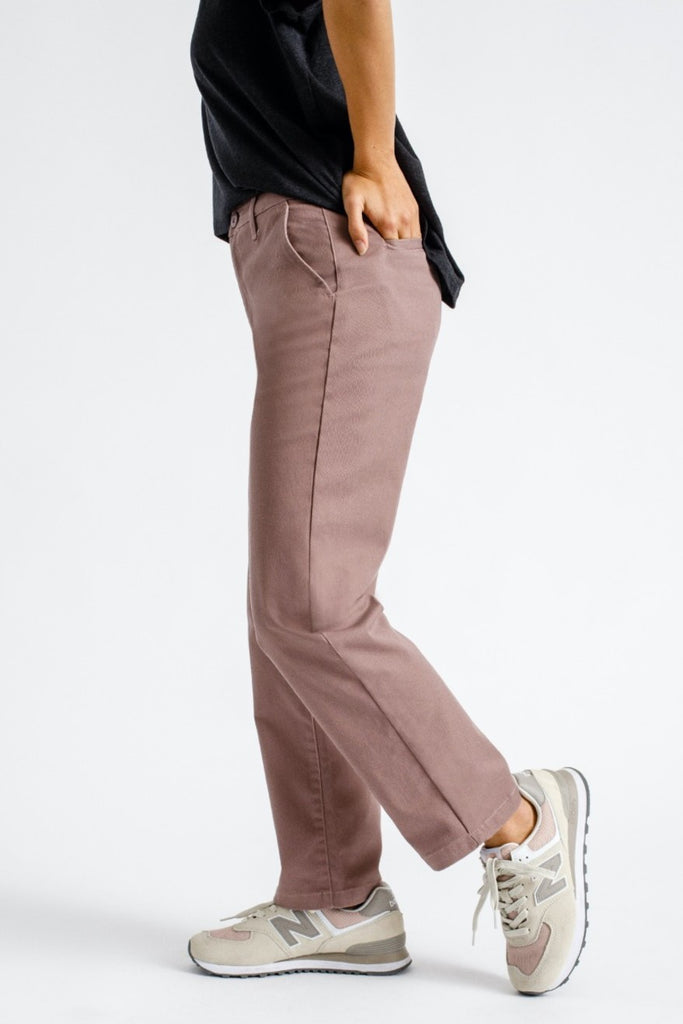 Brixton Victory Pant - Mauve