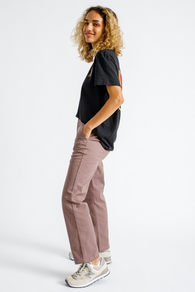 Brixton Victory Pant - Mauve