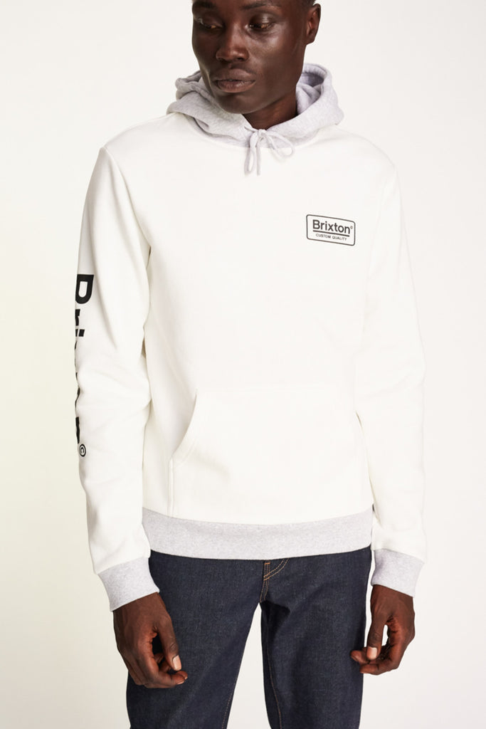 Brixton Palmer II INTL Hood Fleece - Off White