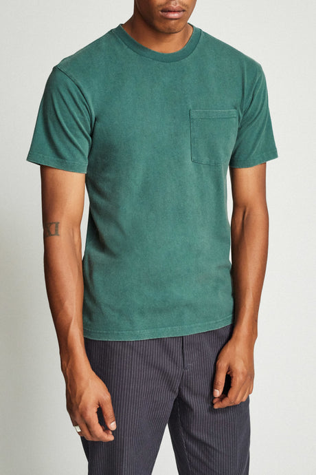 Basic S/S Standard Pocket Tee - Evergreen