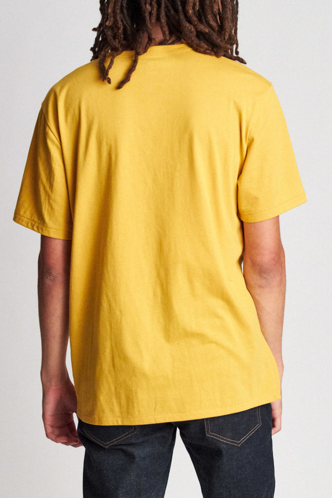 Brixton Basic S/S Henley - Nugget Gold