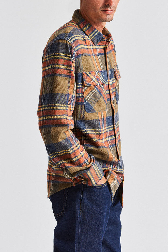 Brixton Bowery L/S Flannel - Sage