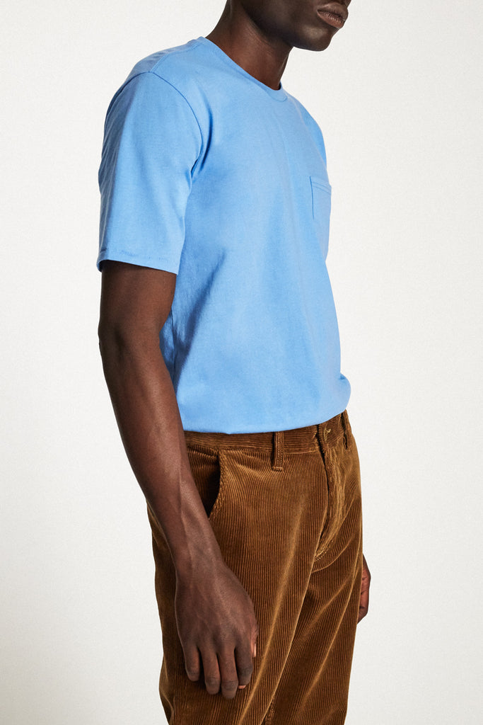 Brixton Basic S/S Pocket Tee - Washed Royal