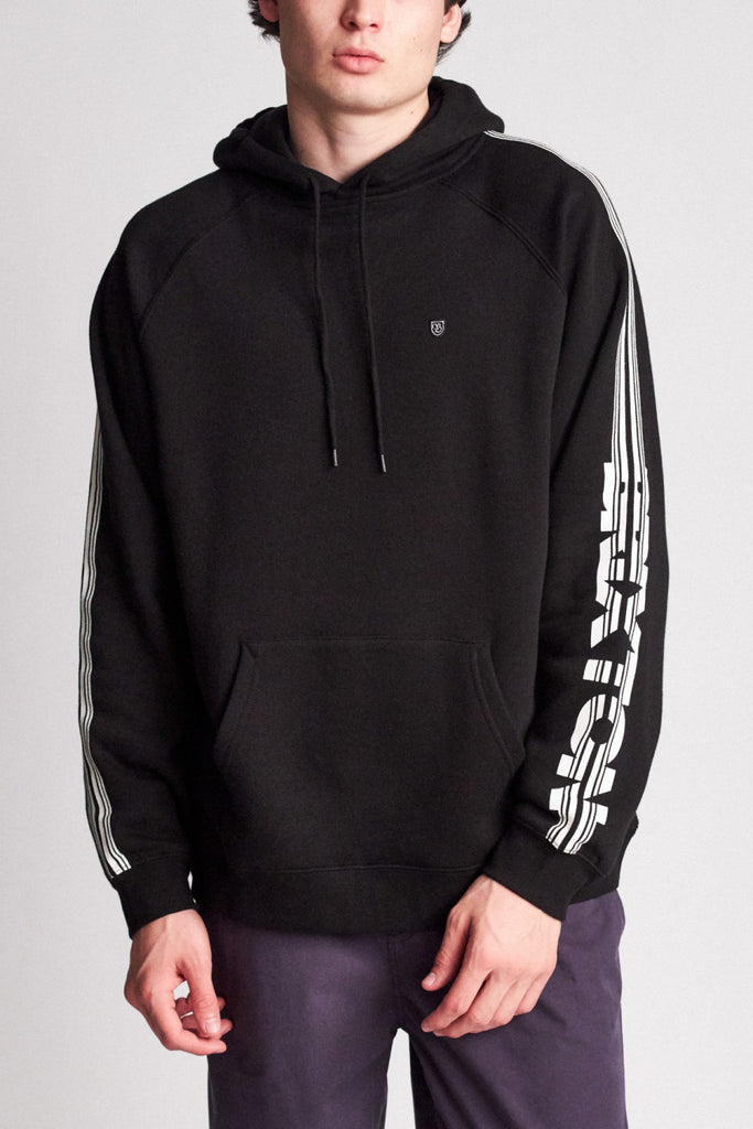 Brixton Marathon Hood Fleece - Black