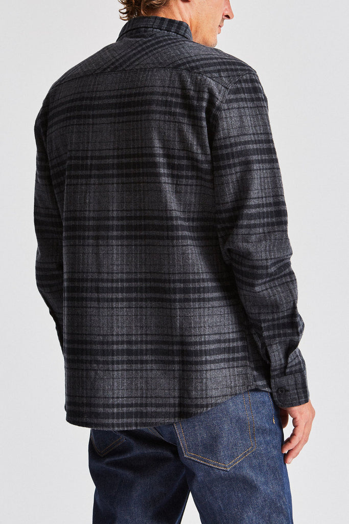 Brixton Bowery Chevy L/S Flannel - Bel Air Black