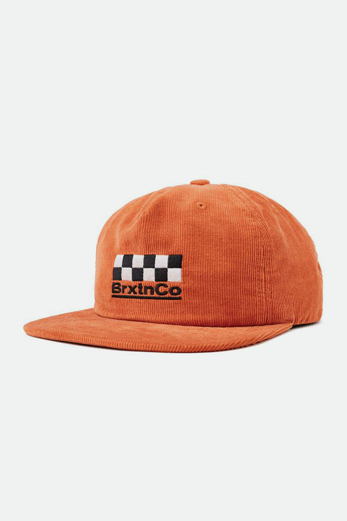 Brixton Burns MP Snapback - Peach