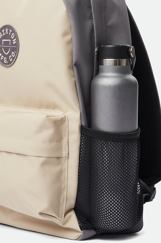 Unisex Crest Backpack - Vanilla/Charcoal/Black - Additional Laydown 1