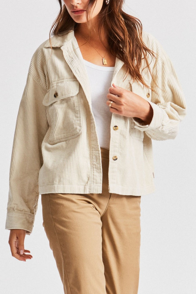 Brixton Alberta L/S Overshirt - Ivory