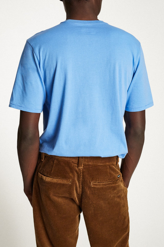 Brixton Basic S/S Pocket Tee - Washed Royal