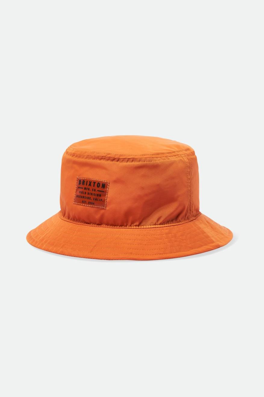 Vintage Nylon Packable Bucket Hat - Paradise Orange