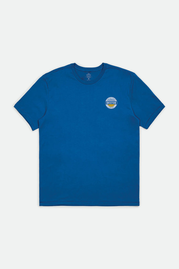 Brixton Terminal S/S Standard Tee - Worn Wash Royal