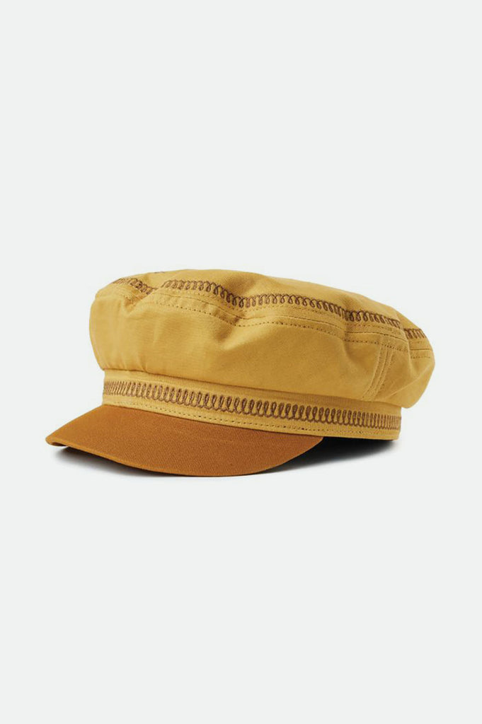 Brixton Fiddler Embroidered Cap - Nugget Gold