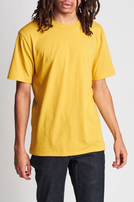 Basic S/S Premium Tee - Nugget Gold