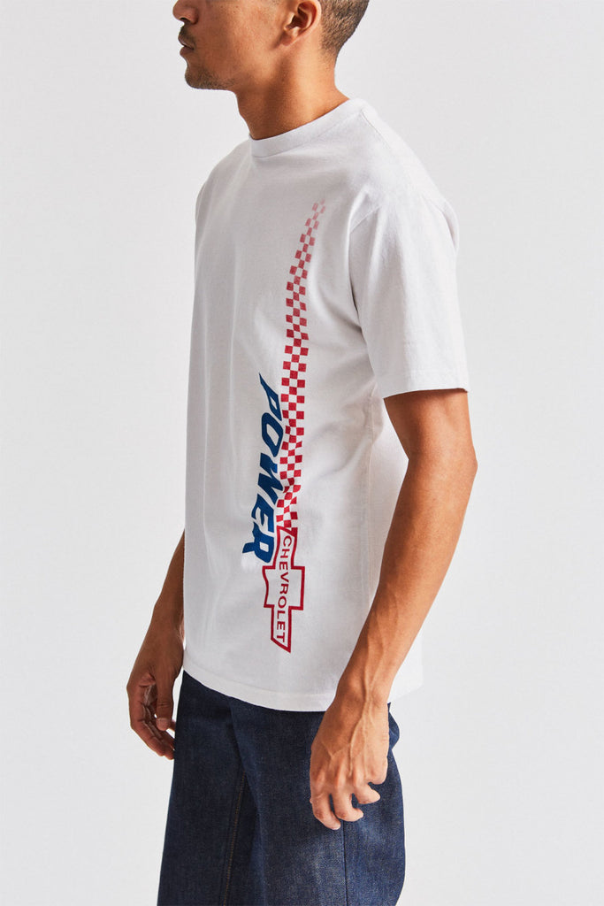 Brixton Brickyard S/S Standard Tee - El Camino White