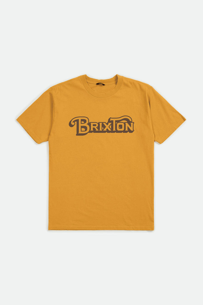 Brixton Boys Grade S/S Standard Tee -  Gold