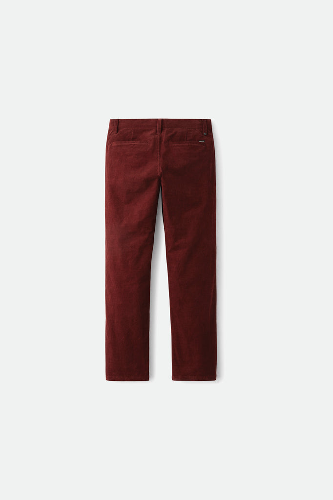 Men's Choice Chino Pant - Wine - Back Side