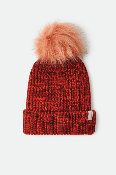 Alison Beanie - Dark Brick/Phoenix Orange