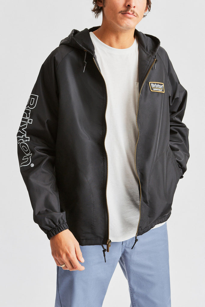 Brixton Claxton Palmer Hood Jacket - Black