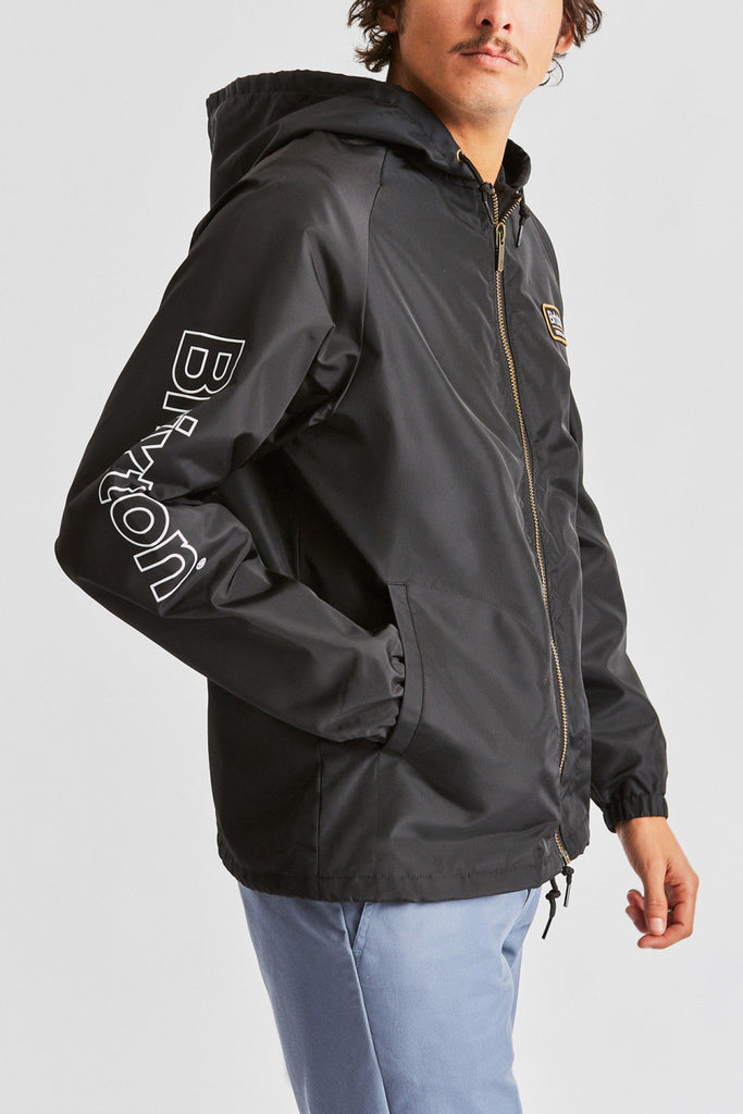 Brixton Claxton Palmer Hood Jacket - Black