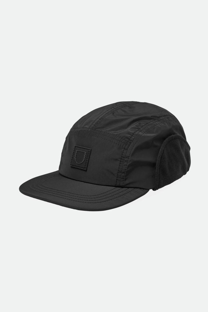 Brixton Beta Square Utility Ear Flap Hat - Black