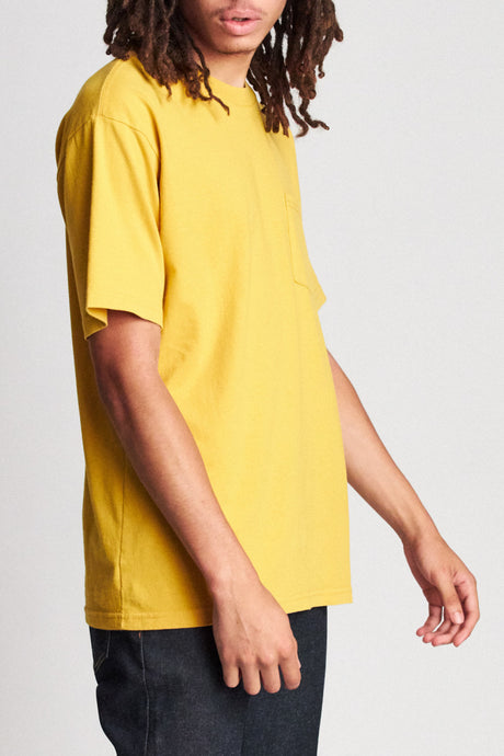 Basic S/S Standard Pocket Tee - Nugget Gold