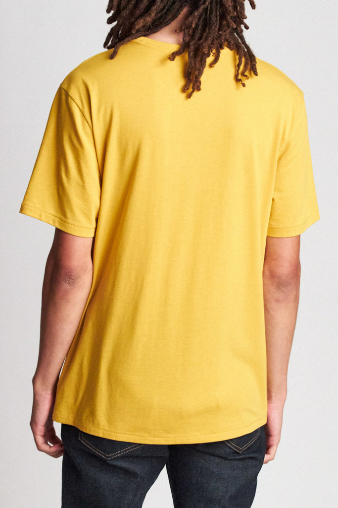 Brixton Basic S/S Pocket Tee - Nugget Gold