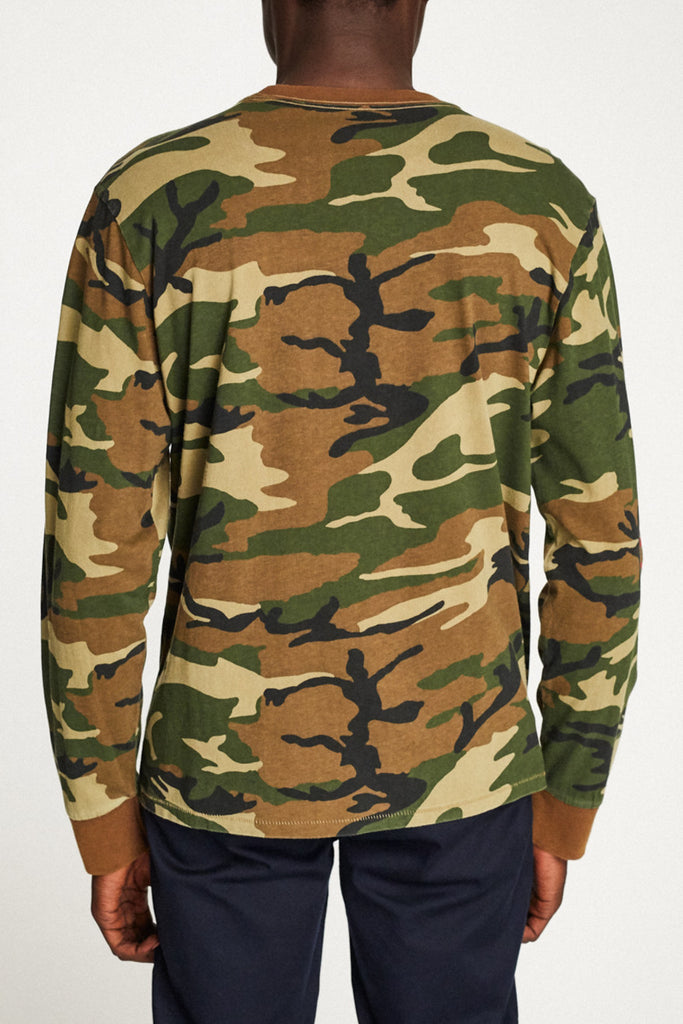 Brixton Banquet L/S Premium Tee - Camo