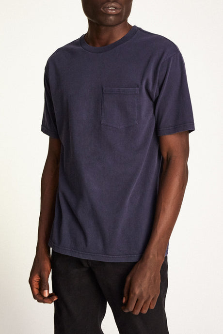 Basic S/S Standard Pocket Tee - Navy