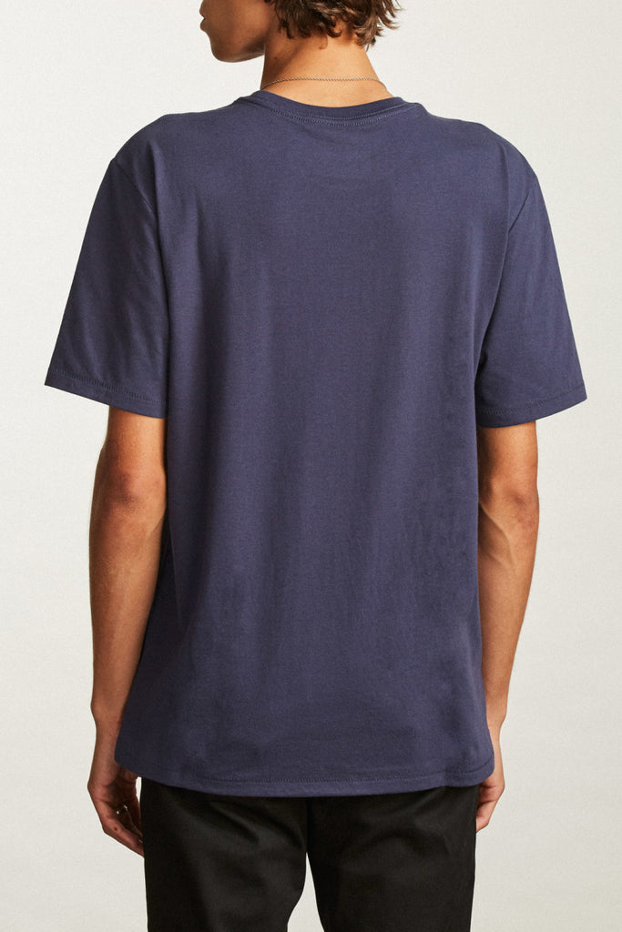 Brixton Basic S/S Pocket Tee - Washed Navy