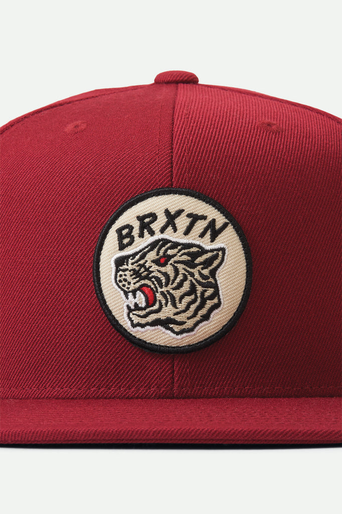 Brixton Kit MP Snapback - Dark Brick