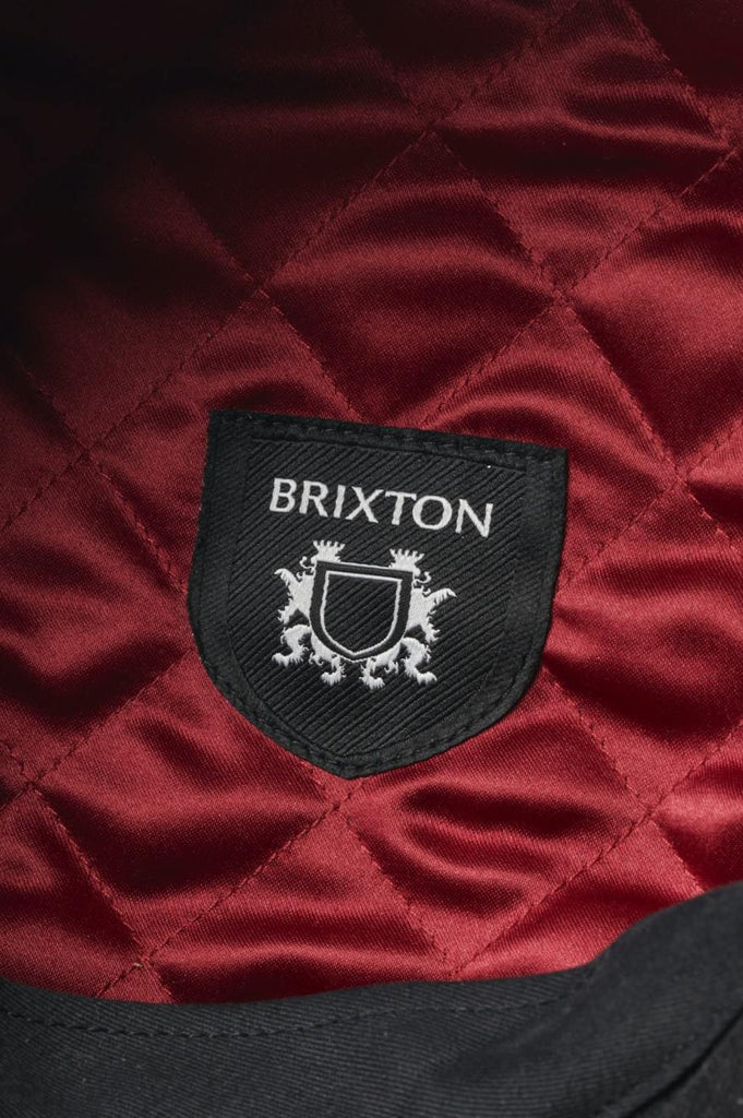 Brixton Brood Baggy Newsboy Snap Cap - Black