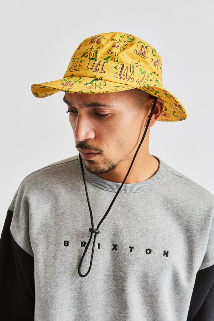 Brixton Beaufort Bucket Hat - Yellow