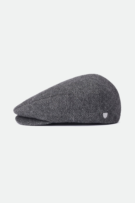 Unisex Hooligan Snap Cap - Grey/Black - Front Side