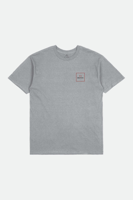 Alpha Block S/S Standard Tee - Silver