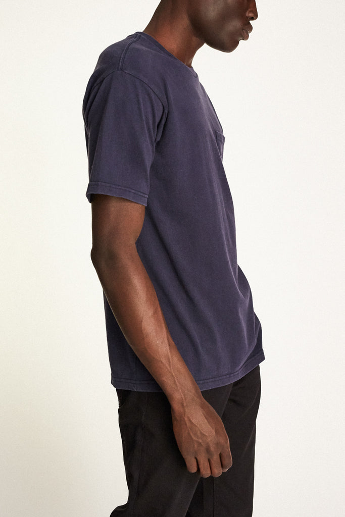 Brixton Basic S/S Standard Pocket Tee - Navy