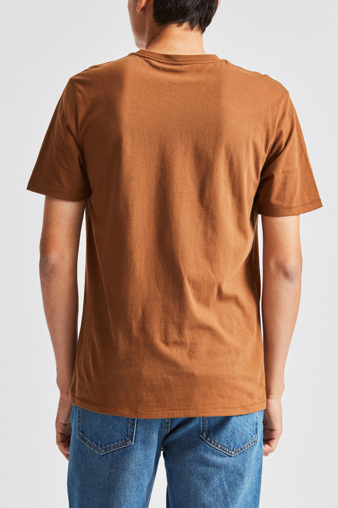 Brixton Basic S/S Pocket Tee - Bison