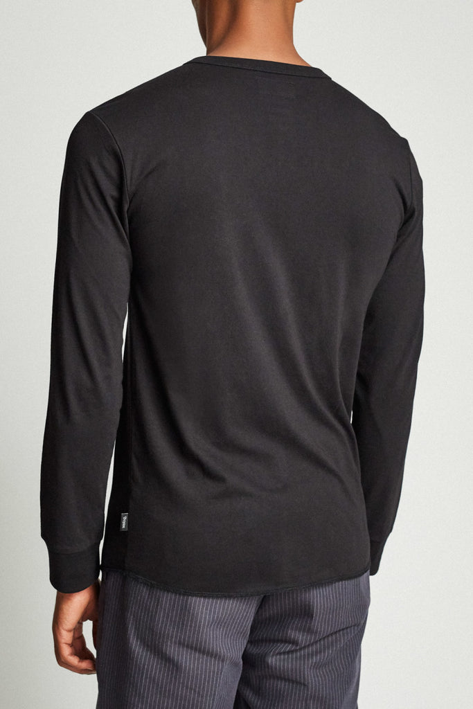 Brixton B-Shield L/S Henley - Black