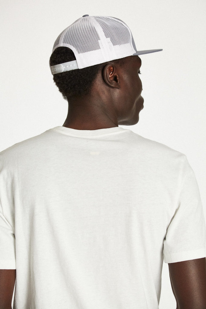 Brixton Banyan MP Mesh Cap - Grey/White