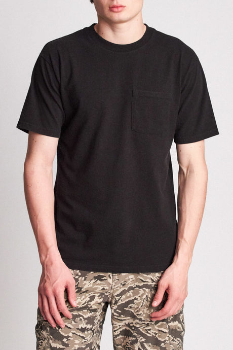 Basic S/S Standard Pocket Tee - Black