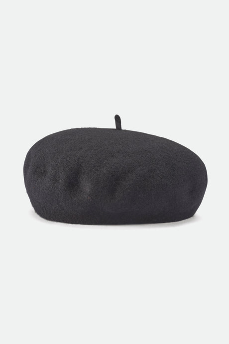 Women's Audrey Beret - Black - Front Side