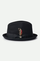 Unisex Gain Fedora - Black - Back Side