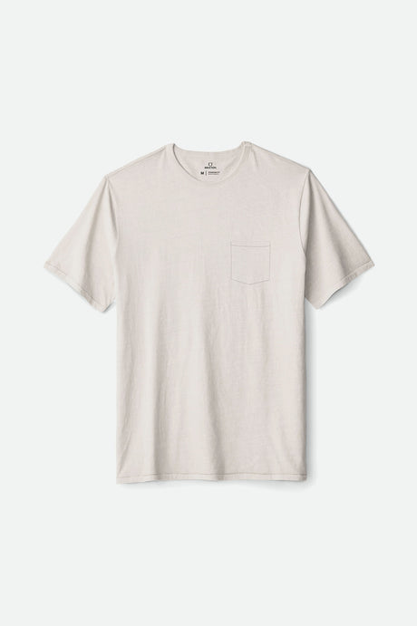 Men's Basic S/S Pocket Tee - Off White - Front Side