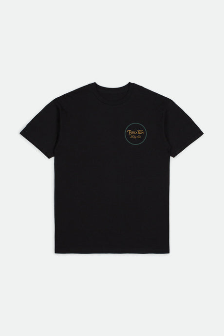 Boys Wheeler S/S Standard Tee -  Black