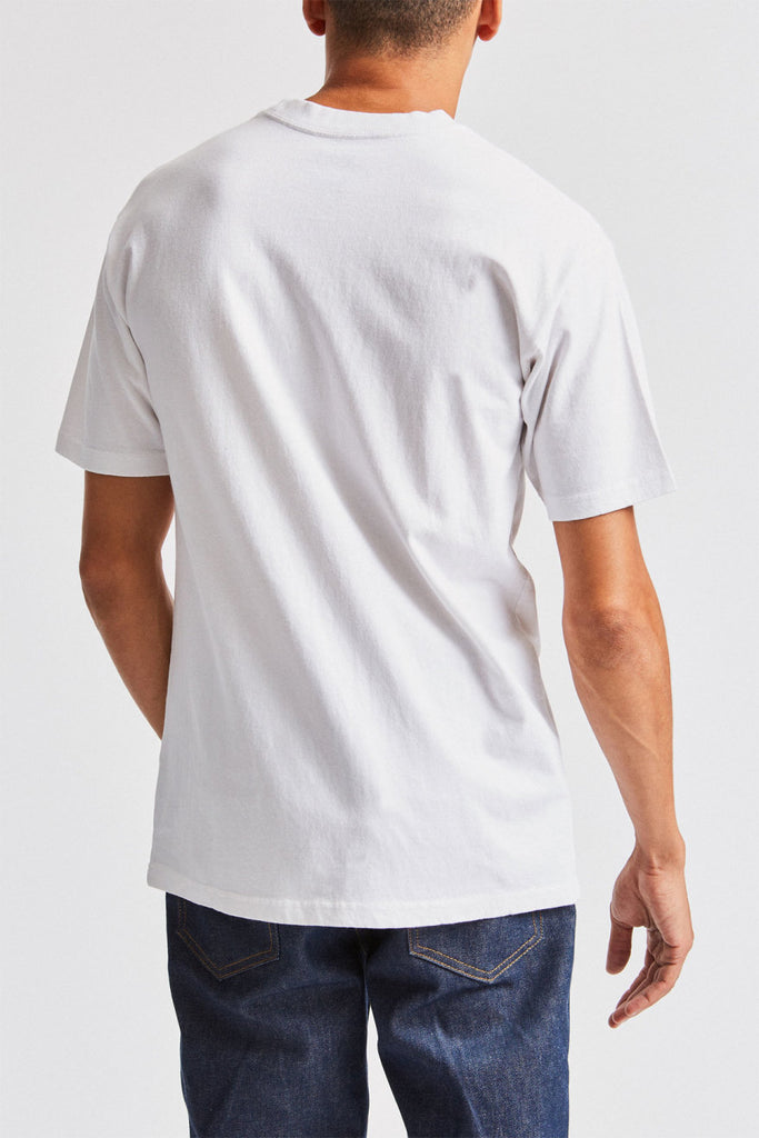 Brixton Brickyard S/S Standard Tee - El Camino White