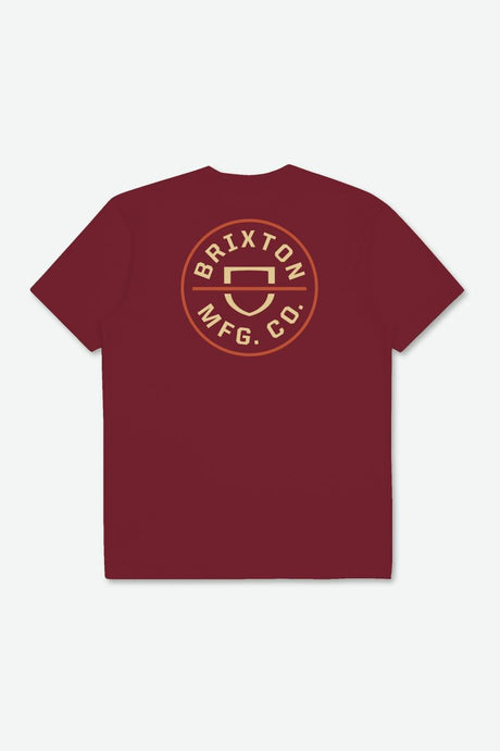 Crest II S/S Standard Tee - Island Berry/Straw/Burnt Red